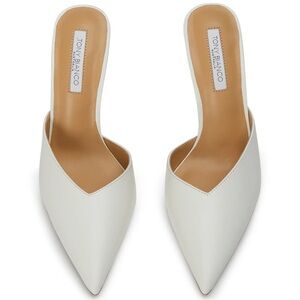 Brand new Tony Bianco white mules - Gosh Milk Carpetto Heels (unworn)